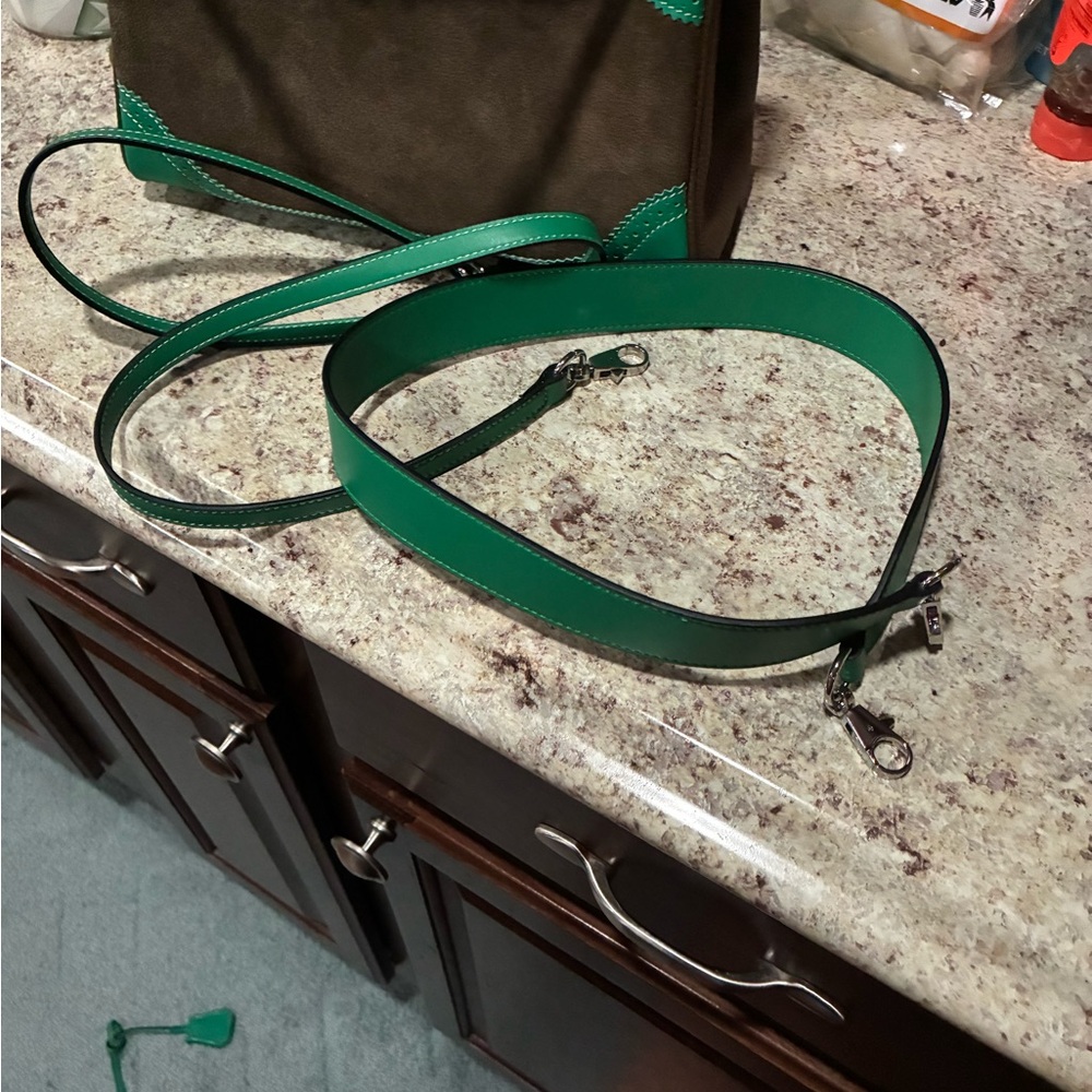 New Green and Brown Handbag - Picture 5 of 5